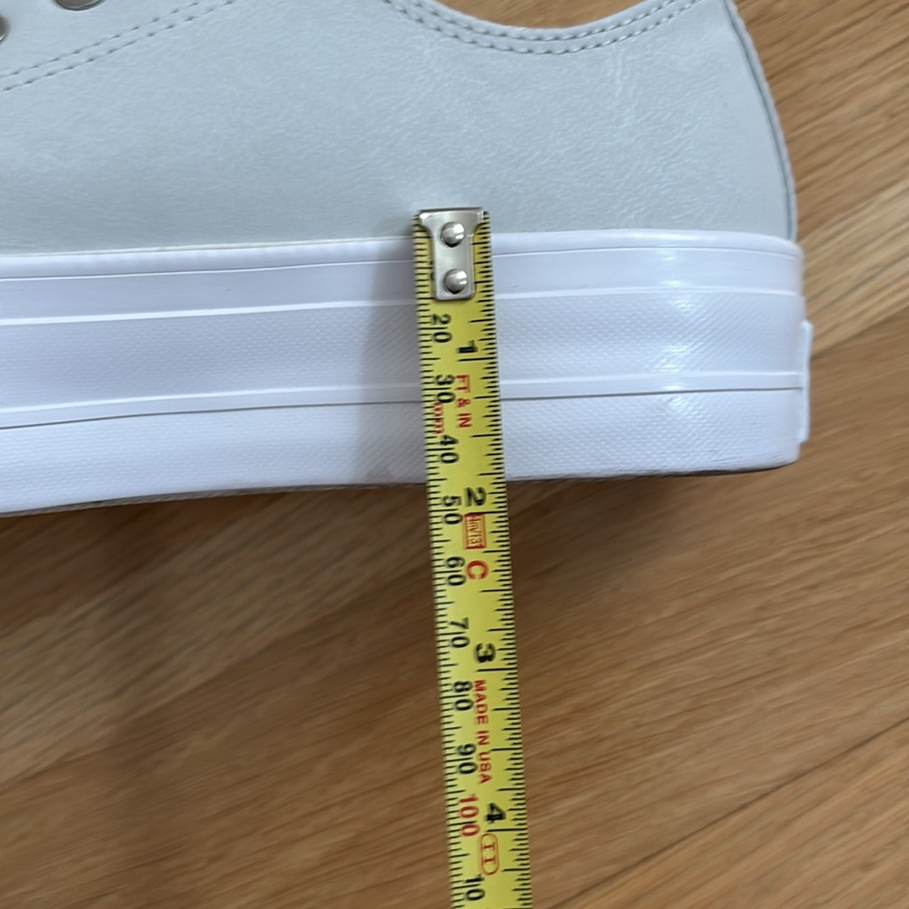 Converse Leather Platform Sneakers - Picture 9 of 9